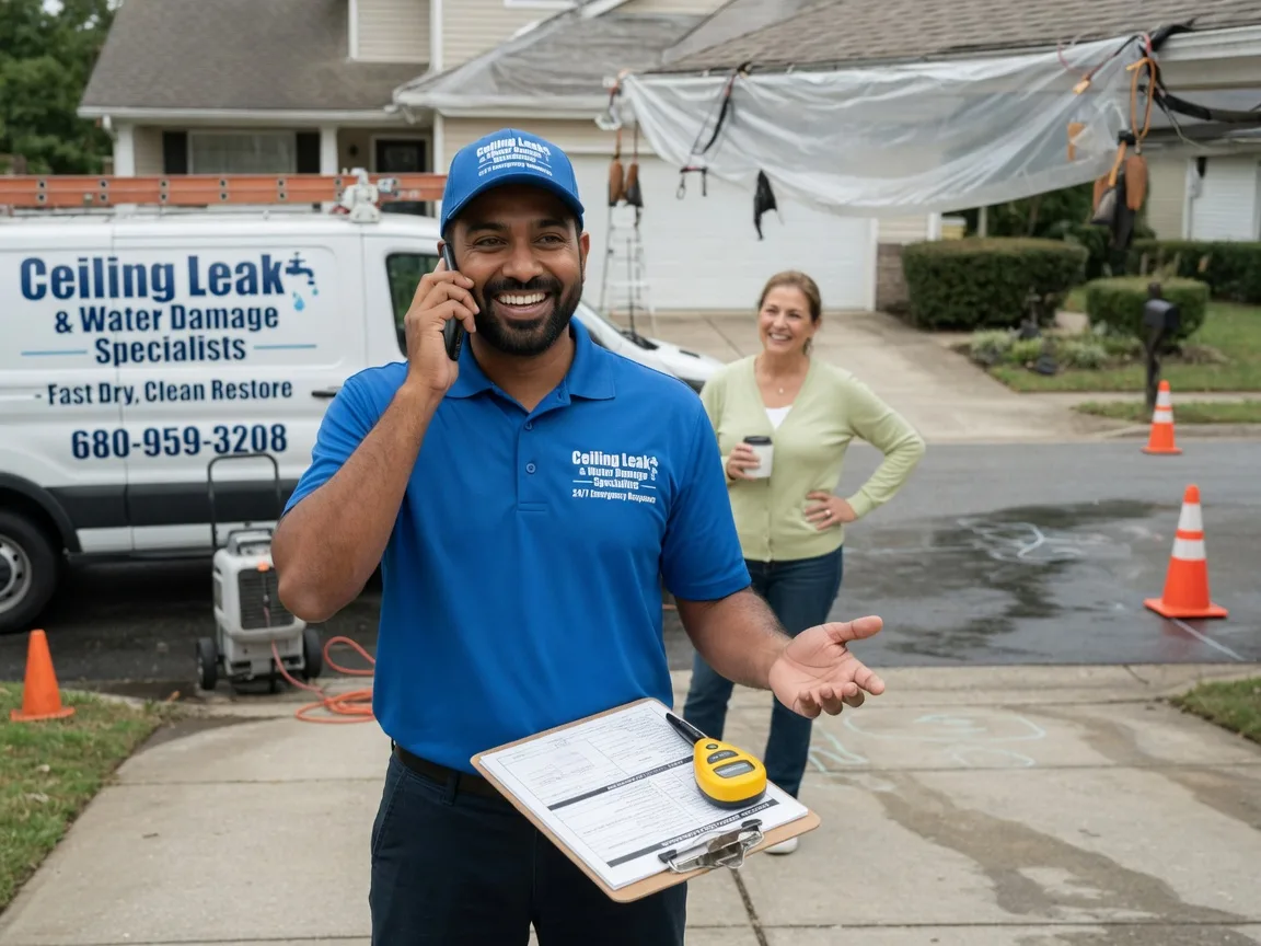 Ceiling Leak Cleanup Johnson, NY FAQs